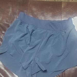 CRZ YOGA Women's Navy Athletic Shorts